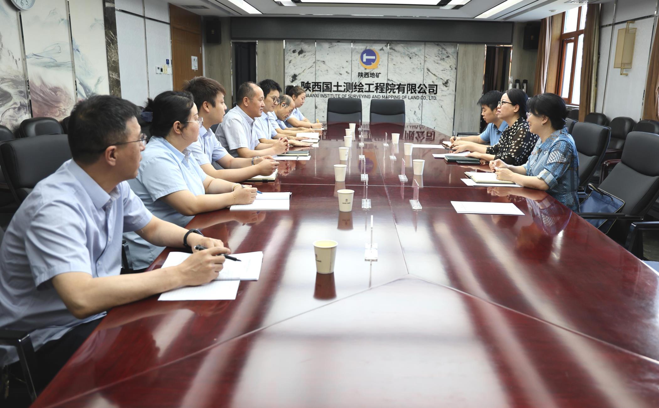 集团公司检查组深入测绘院开展法治体检和法律风险研判专项检查